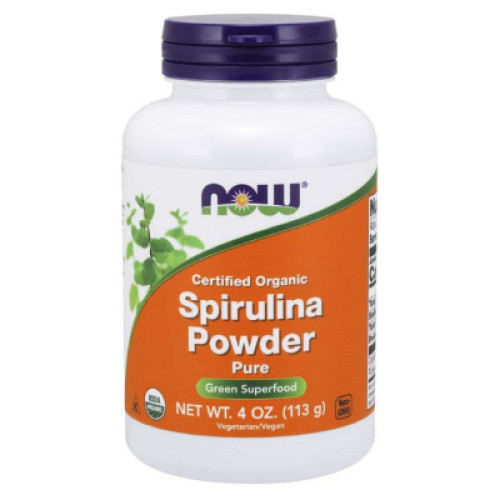 Трави T-RQ Органічна Спирулина, Порошок, Organic Spirulina, 113 гр (NF2690)