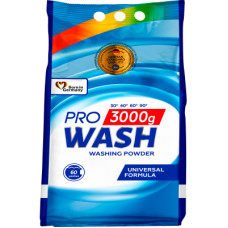 Пральний порошок Pro Wash Універсальний 3 кг (4260637723772)