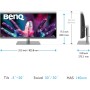 Монітор BenQ PD3420Q (9H.LJHLB.QPE)