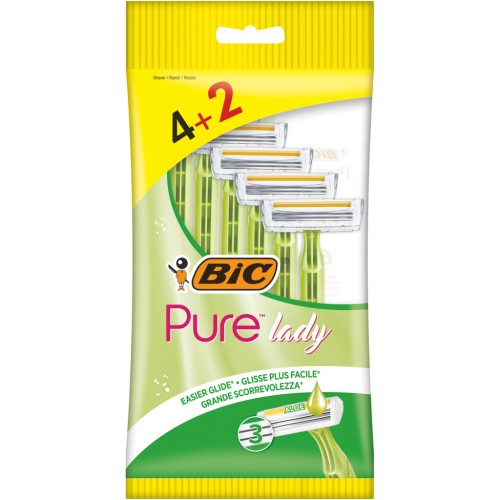 Бритва Bic Pure 3 Lady 4+2 шт. (3086126727370)