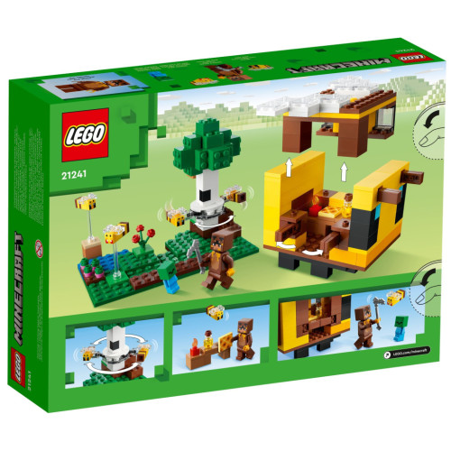 Конструктор LEGO Minecraft Бджолиний будиночок 254 деталі (21241-)