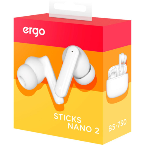 Навушники Ergo BS-730 Sticks Nano 2 White (BS-730W)
