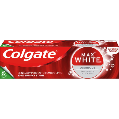 Зубна паста Colgate Max White Luminous 75 мл (8714789867632)