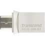 USB флеш накопичувач Transcend 64GB JetFlash 890S USB 3.1 (TS64GJF890S)