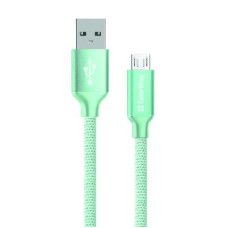 Дата кабель USB 2.0 AM to Micro 5P 1.0m mint ColorWay (CW-CBUM002-MT)