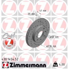 Гальмівний диск ZIMMERMANN 430.1454.52