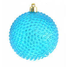 Ялинкова іграшка YES! Fun Їжачок куля блакитний 8 см (972808)