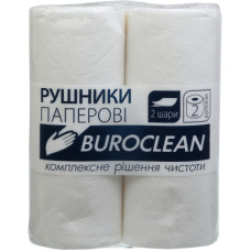 Паперові рушники Buroclean білі 2 шари 2 рулони (4823078910592)