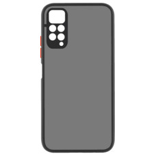 Чохол до мобільного телефона MakeFuture Xiaomi Redmi Note 11 Pro Frame (Matte PC+TPU) Black (MCMF-XRN11PBK)