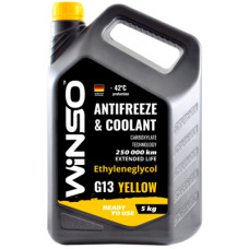 Антифриз WINSO WINSO YELLOW G13 yellow 5kg (880930)