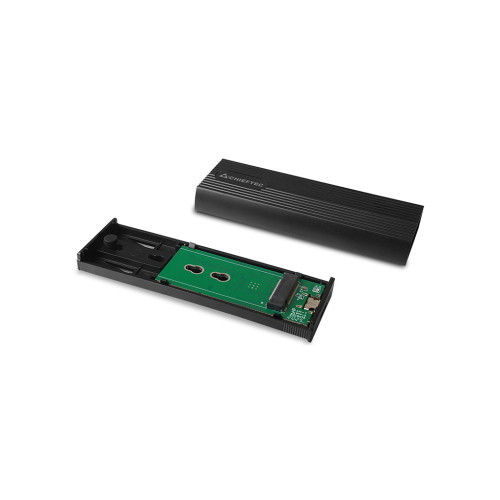 Кишеня зовнішня Chieftec USB 3.2 Gen2 Type-C M.2 PCIe NVMe/SATA SSD (CEB-M2C-TL)