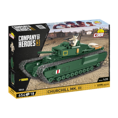 Конструктор Cobi Company of Heroes 3 Танк Mk III Черчілль, 654 деталей (COBI-3046)