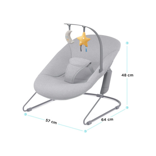 Крісло-гойдалка Kinderkraft Calmee Grey (5902533919048)