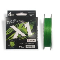 Шнур Favorite X1 PE 4x 150m 1.2/0.185mm 20lb/9.5kg Light Green (1693.11.31)