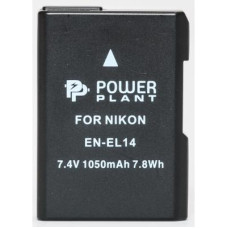 Акумулятор до фото/відео PowerPlant Nikon EN-EL14 Chip (D3100, D3200, D5100) (DV00DV1290)