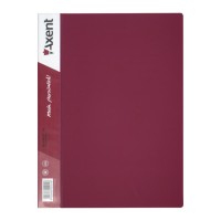 Папка з файлами Axent 10 sheet protectors, burgundy (1010-04-А)