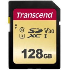 Карта пам'яті Transcend 128GB SDXC class 10 UHS-I (TS128GSDC500S)