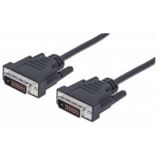 Кабель мультимедійний DVI to DVI 24+1pin, 1.8m Pro black REAL-EL (EL123500038)