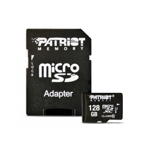 Карта пам'яті Patriot 128GB microSDXC class 10 UHS-I LX (PSF128GMCSDXC10)