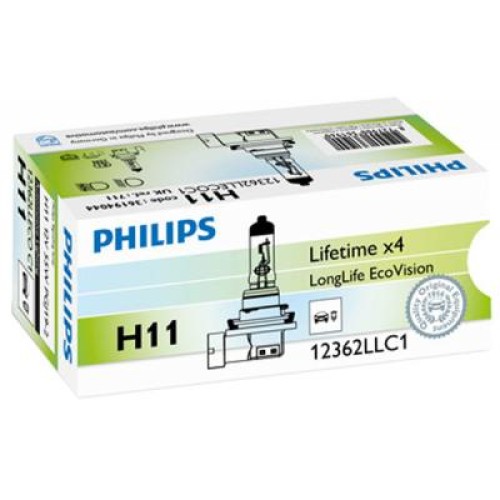 Автолампа Philips галогенова 55W (PS 12362 LLECO C1)