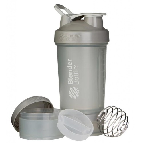 Шейкер спортивний BlenderBottle ProStak 650ml з 2-ма контейнерами Grey (PS 22oz Grey)