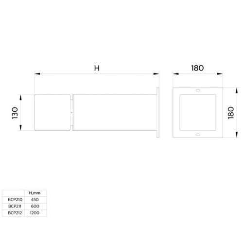 Світильник Philips BCP211 LED1000/WW 13W 100-240V Rec AL 600мм (911401755242)