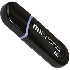 USB флеш накопичувач Mibrand 8GB Panther Black USB 2.0 (MI2.0/PA8P2B)