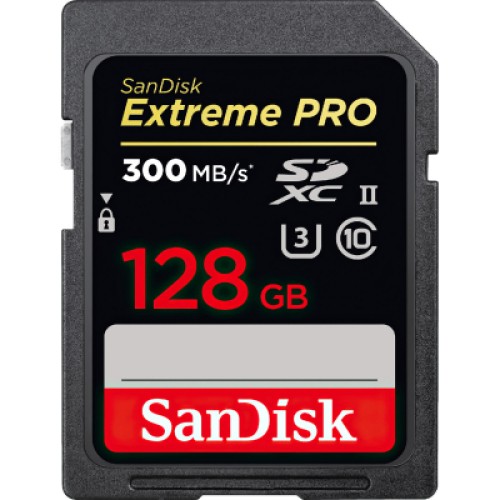 Карта пам'яті SanDisk 128GB SDXC class 10 UHS-II U3 V90 Extreme Pro (SDSDXDK-128G-GN4IN)