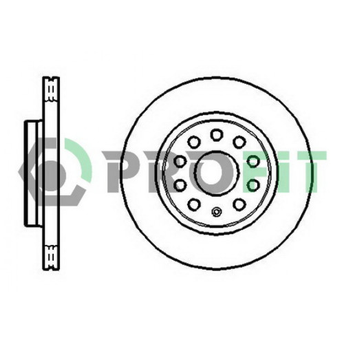 Гальмівний диск Profit 5010-1165