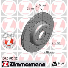Гальмівний диск ZIMMERMANN 150.3482.52
