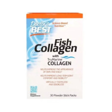 Жирні кислоти Doctor's Best Риб'ячий Колаген, Fish Collagen, 30 пакетиків (DRB-00418)