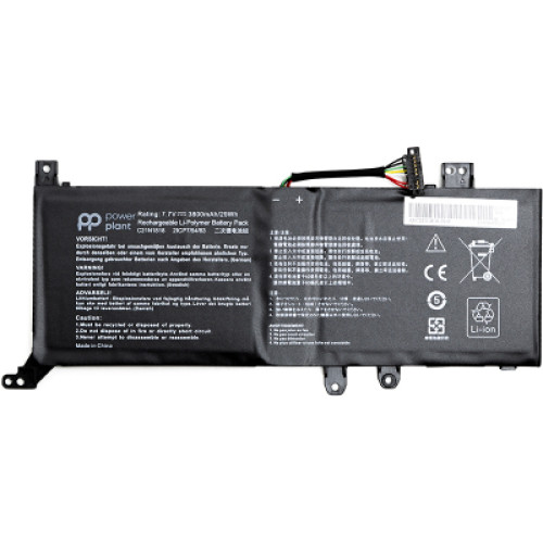 Акумулятор до ноутбука ASUS VivoBook 14 A412FA (C21N1818) 7.7V 3800mAh PowerPlant (NB431397)