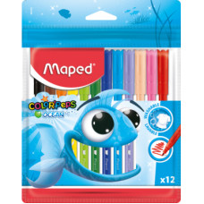 Фломастери Maped Color Peps Ocean 12 кольорів (MP.845720)