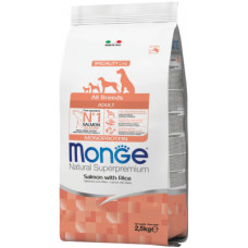 Сухий корм для собак Monge Dog All breeds Adult Light зі смаком риби та рису 2.5 кг (8009470011297)