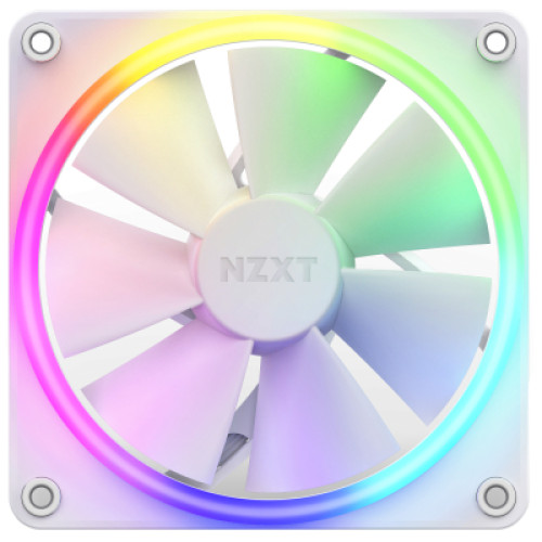 Кулер до корпусу NZXT F120RGB Single (White) (RF-R12SF-W1)