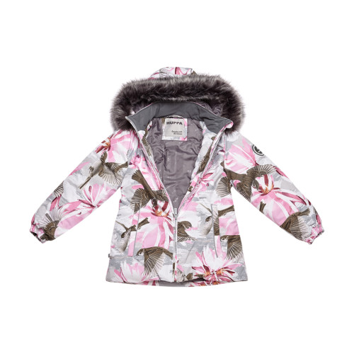 Куртка Huppa LOORE 17970030 рожевий з принтом 116 (4741468975542)