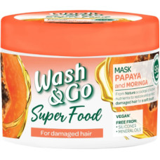 Маска для волосся Wash&Go Super Food з папаєю і морингою 300 мл (8008970053110)