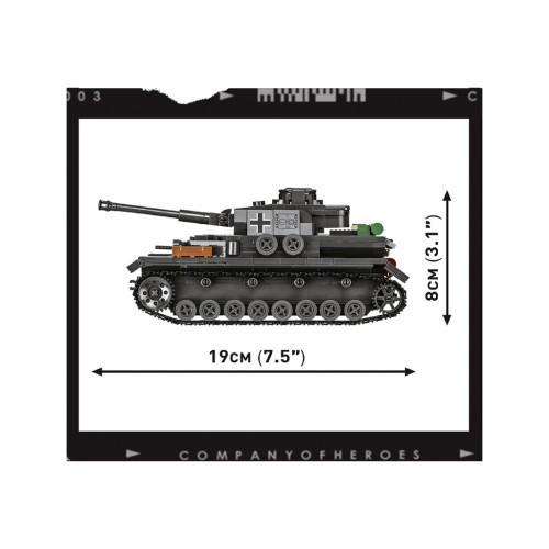 Конструктор Cobi Company of Heroes 3 Танк Panzer IV, 610 деталей (COBI-3045)