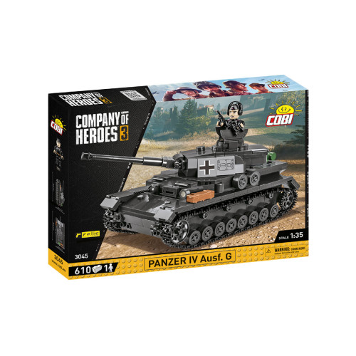 Конструктор Cobi Company of Heroes 3 Танк Panzer IV, 610 деталей (COBI-3045)