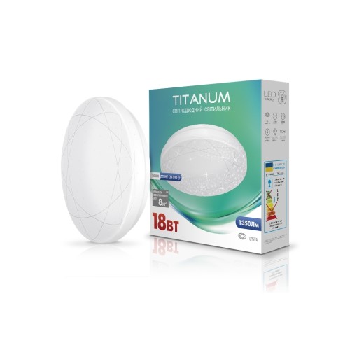 Світильник TITANUM LED 18W 5000K Орбіта (TLCL-185OR)