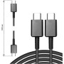 Дата кабель USB-C to USB-C 1.0m SC-200a black XoKo (XOKO SC-200a-BK)