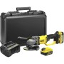 Шліфувальна машина Stanley FatMax, Li-Ion 18V, 2x4Ah, 9000 об/хв, d=125 мм, 2.66 кг, кейс (SFMCG400M2K)