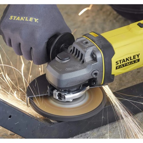 Шліфувальна машина Stanley FatMax, Li-Ion 18V, 2x4Ah, 9000 об/хв, d=125 мм, 2.66 кг, кейс (SFMCG400M2K)