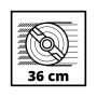 Газонокосарка Einhell 1500/36, 1500Вт, 36 см, 38 л, 25-65 мм, (3400156)