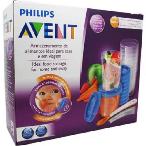 Контейнер для зберігання продуктів Philips AVENT 10 шт х 240 мл+10 x 180 мл (SCF721/20)