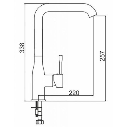 Змішувач Interline Loft new White