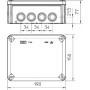 Розподільча коробка OBO OBO Т160 IP66 (110533)