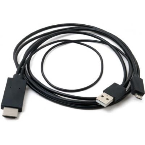 Перехідник MHL, microUSB (5pin) M, USB M-HDMI AM (1.8m) EXTRADIGITAL (KBV1683)