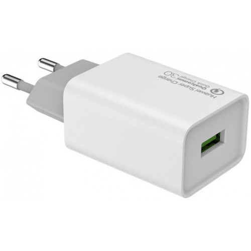 Зарядний пристрій ColorWay 1USB Huawei Super Charge/Quick Charge 3.0, 4A (20W) (CW-CHS014Q-WT)