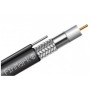 Кабель телевізійний FinMark RG-660, CCS, +steel wire, 305м, black (F660BVM_305_black)